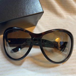 Ralph Lauren Shield Black Sunglasses